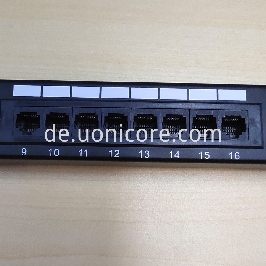 Home network CAT6 patch panel